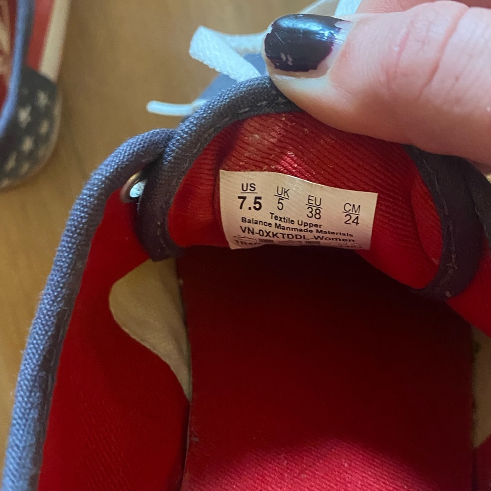 American flag vans